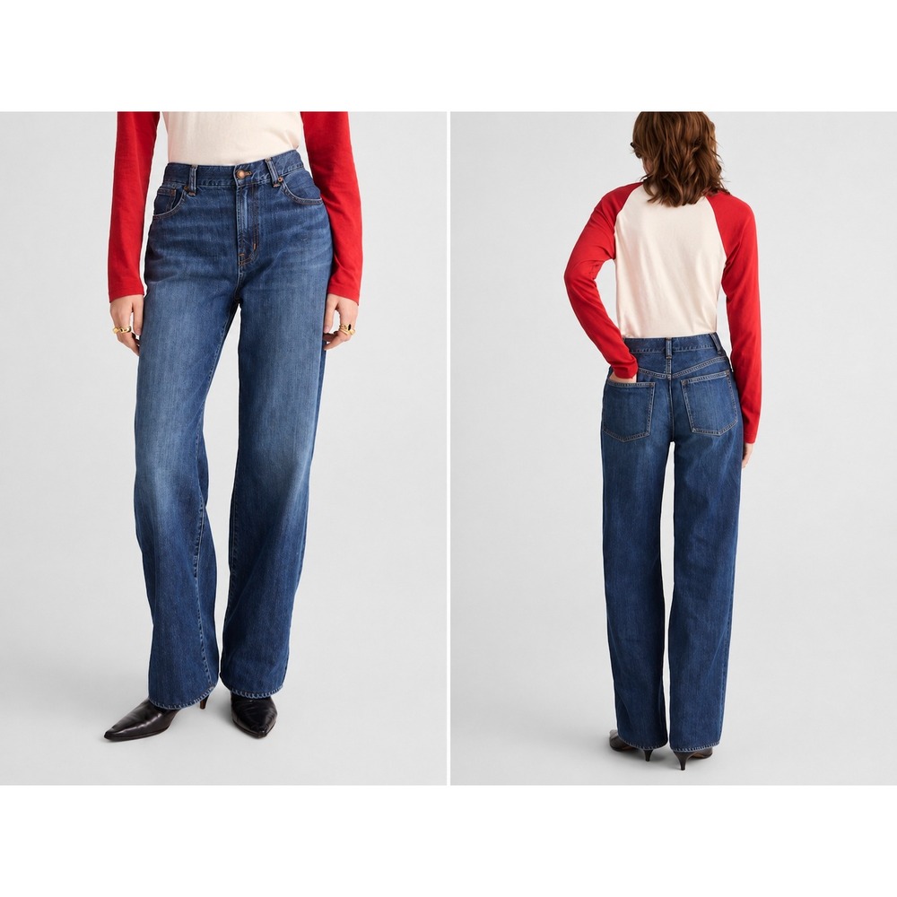 Madewell | Perfect Vintage Wide-Leg SoftDrape Jeans Moffat Wash | Sz 31